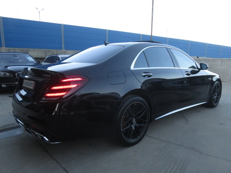 Mercedes-Benz S 63 AMG 4-MATIC+ Long, 3xTV, Ceramic, Night Vision, FULL, снимка 3 - Автомобили и джипове - 42921876