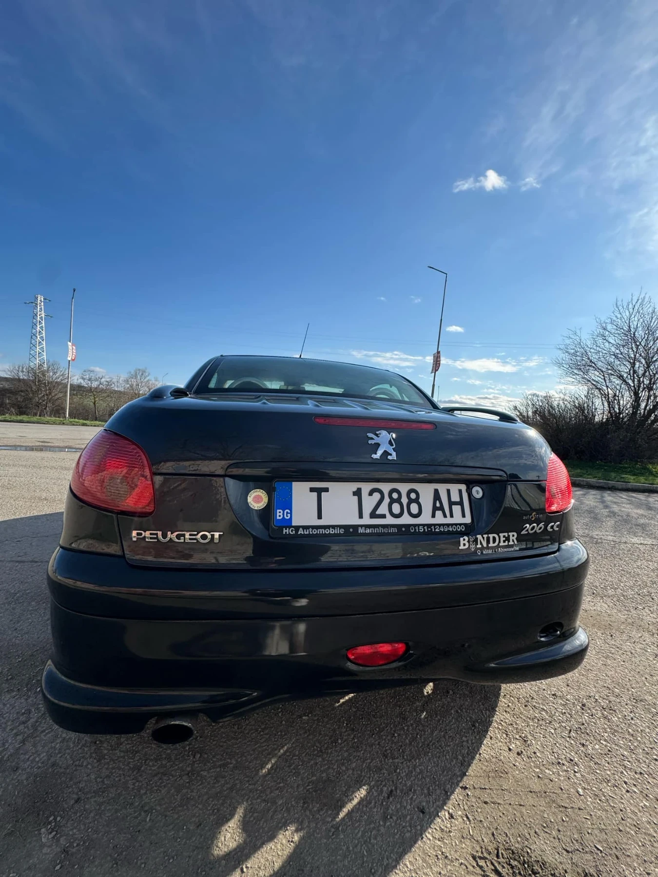 Peugeot 206 1.6 hdi, снимка 9 - Автомобили и джипове - 54914798
