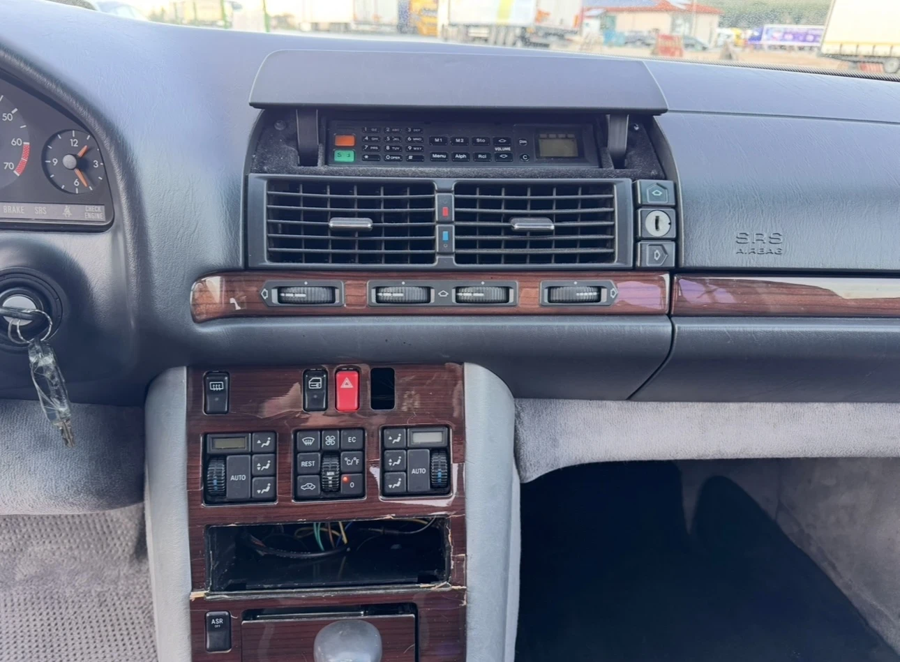 Mercedes-Benz S 420 LONG / V8 / Full Ext, снимка 7 - Автомобили и джипове - 54115401