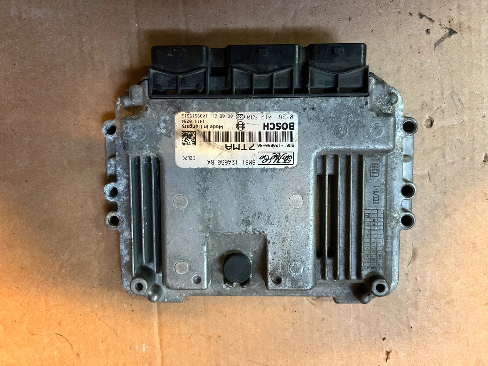 6M61-12A650-BA Компютър двигател Mazda 3 1.6TDCI 0281012530  6M61-12A650-BA 0 281 012 530 | Mobile.bg — изображение 1
