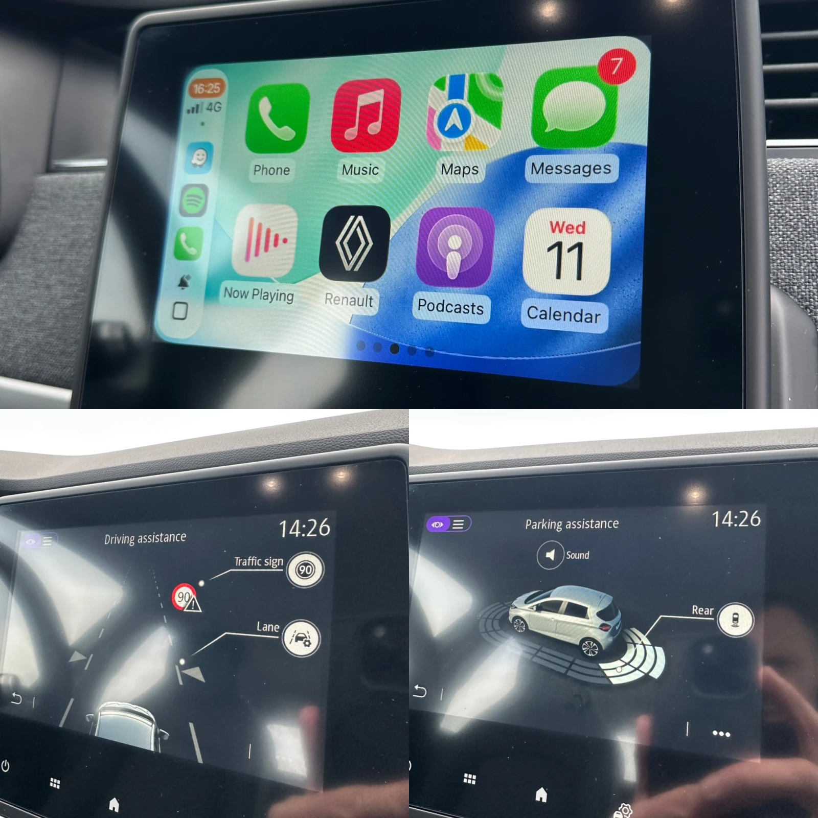 Renault Zoe R135 CCS 52kw Гаранция 99% SoH Термопомпа, снимка 14 - Автомобили и джипове - 53275340