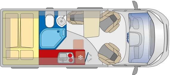 Кемпер Possl Summit Shine 600R Plus* Тента* ALU* Солар* Теглич*, снимка 16 - Каравани и кемпери - 51138349