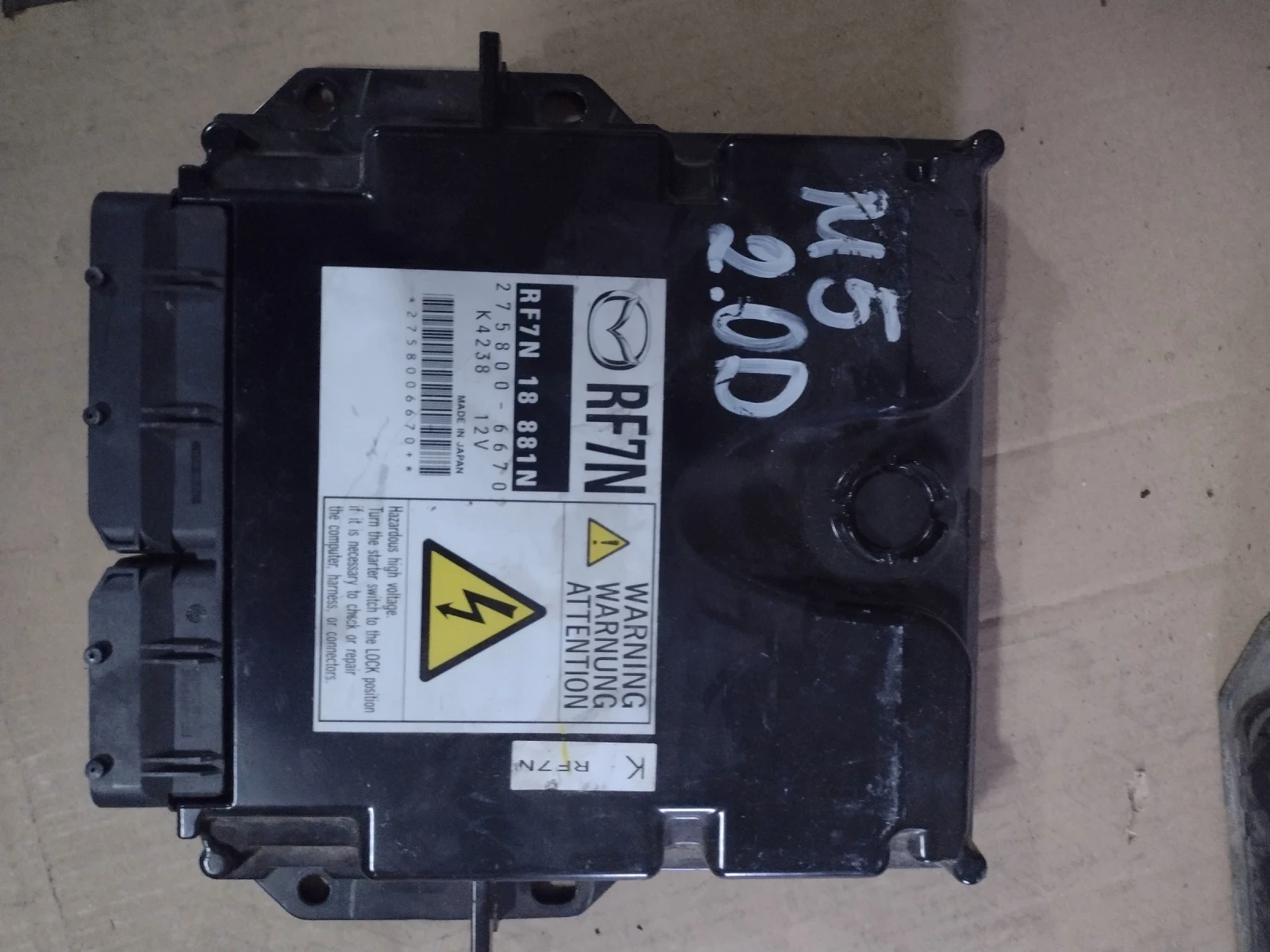 275800-6670 �������� �������� MAZDA 5  2.0 CD  RF7N 18 881N | Mobile.bg � ����������� 1