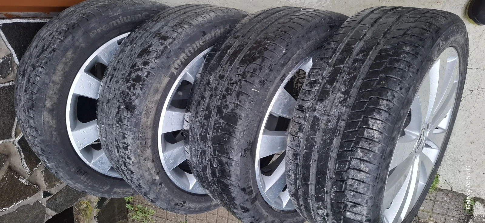 Гуми с джанти Continental 225/45R17, снимка 4 - Гуми и джанти - 54980737