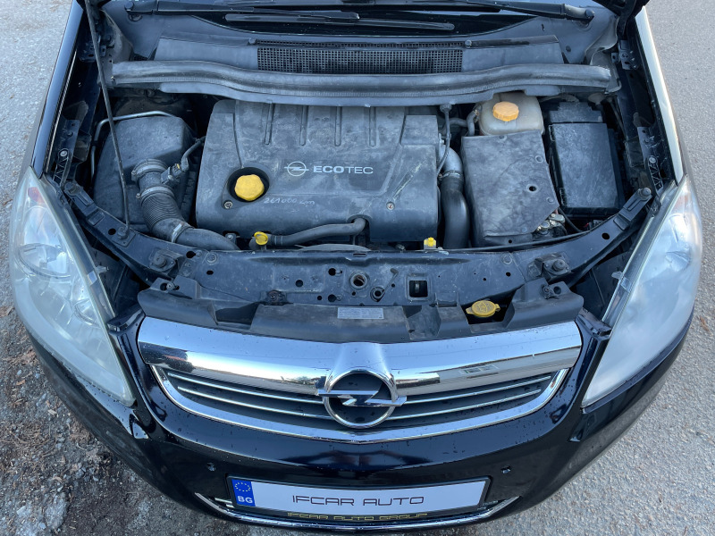 Opel Zafira 1.9CDTI 7места/6ск/Facelift/ПАРКТРОНИК/КЛИМАТРОНИК, снимка 10 - Автомобили и джипове - 45315994