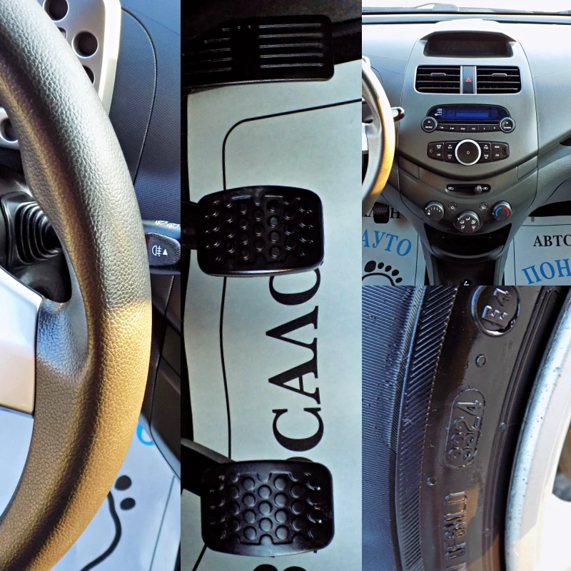 Chevrolet Spark 1.0i/ФАБР.ГАЗ/4 цил./РЕАЛНИ КМ/ПЪЛНА СЕРВ. ИСТОРИЯ, снимка 13 - Автомобили и джипове - 55533315