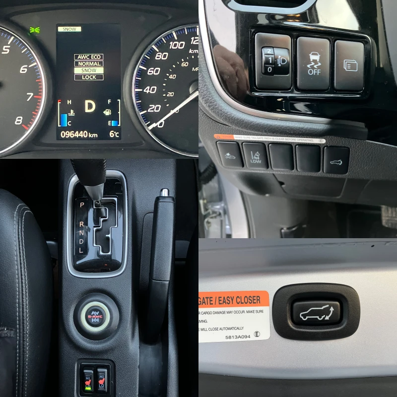 Mitsubishi Outlander GT 3.0V6 224kc.S-AWC 4x4 FULL -7МЕСТА, снимка 15 - Автомобили и джипове - 52631216