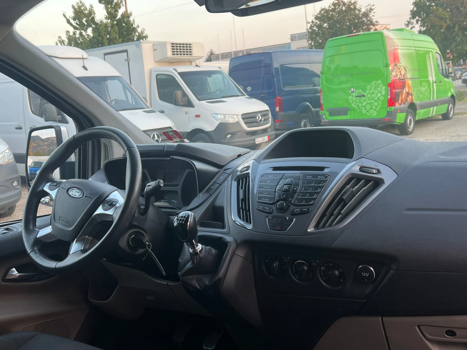Ford Transit Custom 9 МЕСТА. 2хКЛИМА, снимка 9 - Бусове и автобуси - 55904813