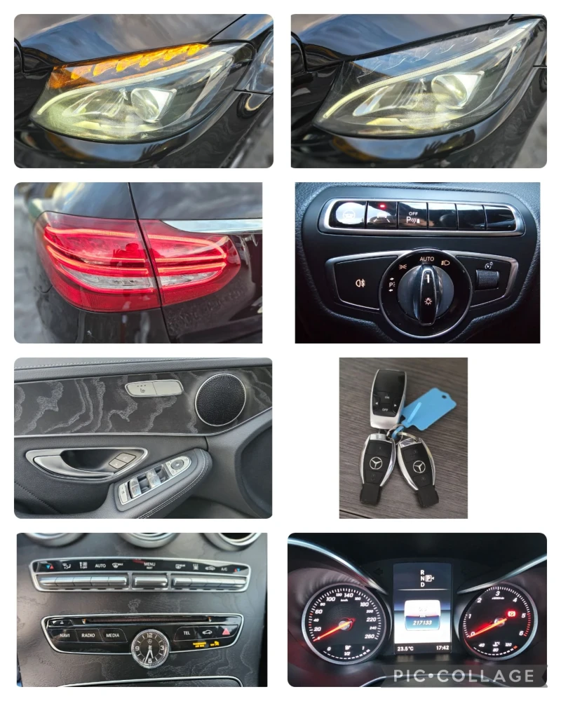 Mercedes-Benz C 220 AMG LINE PREMIUM* FULL LED* 7G* ПЕЧКА* ЛИЗИНГ, снимка 16 - Автомобили и джипове - 48626930