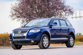 VW Touareg Реални километри/Подгрев/Кожа/Шибедах - изображение 1