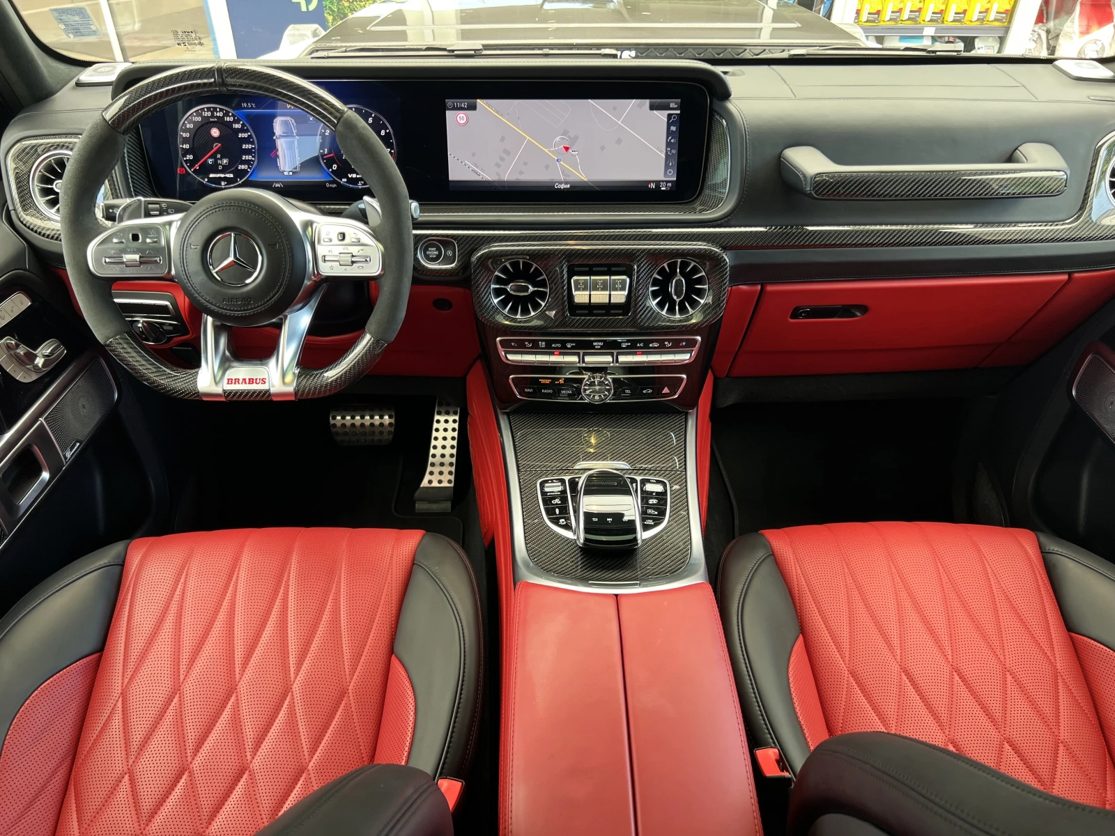 Mercedes-Benz G 63 AMG G800 BRABUS WIDESTAR/FULL CARBON/EXCLUSIV/BURM/360 | Mobile.bg   13