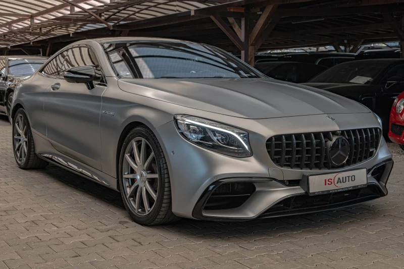Mercedes-Benz S 63 AMG Coupe/Burmester/AirMatic/HuD/Камера360/53000КМ/4M+, снимка 2 - Автомобили и джипове - 52008022