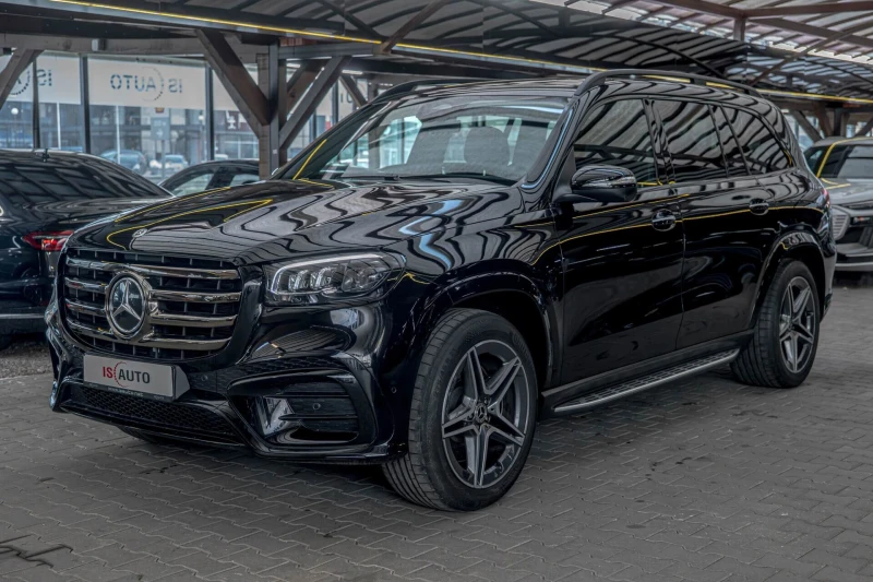 Mercedes-Benz GLS 450 AMG/6+ 1/HuD/Burmester/Обдухване/Камера/Панорама, снимка 3 - Автомобили и джипове - 52712045