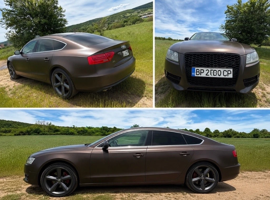 Audi A5 2.0 TDI 143кс Sportback MATT, снимка 2 - Автомобили и джипове - 54845603