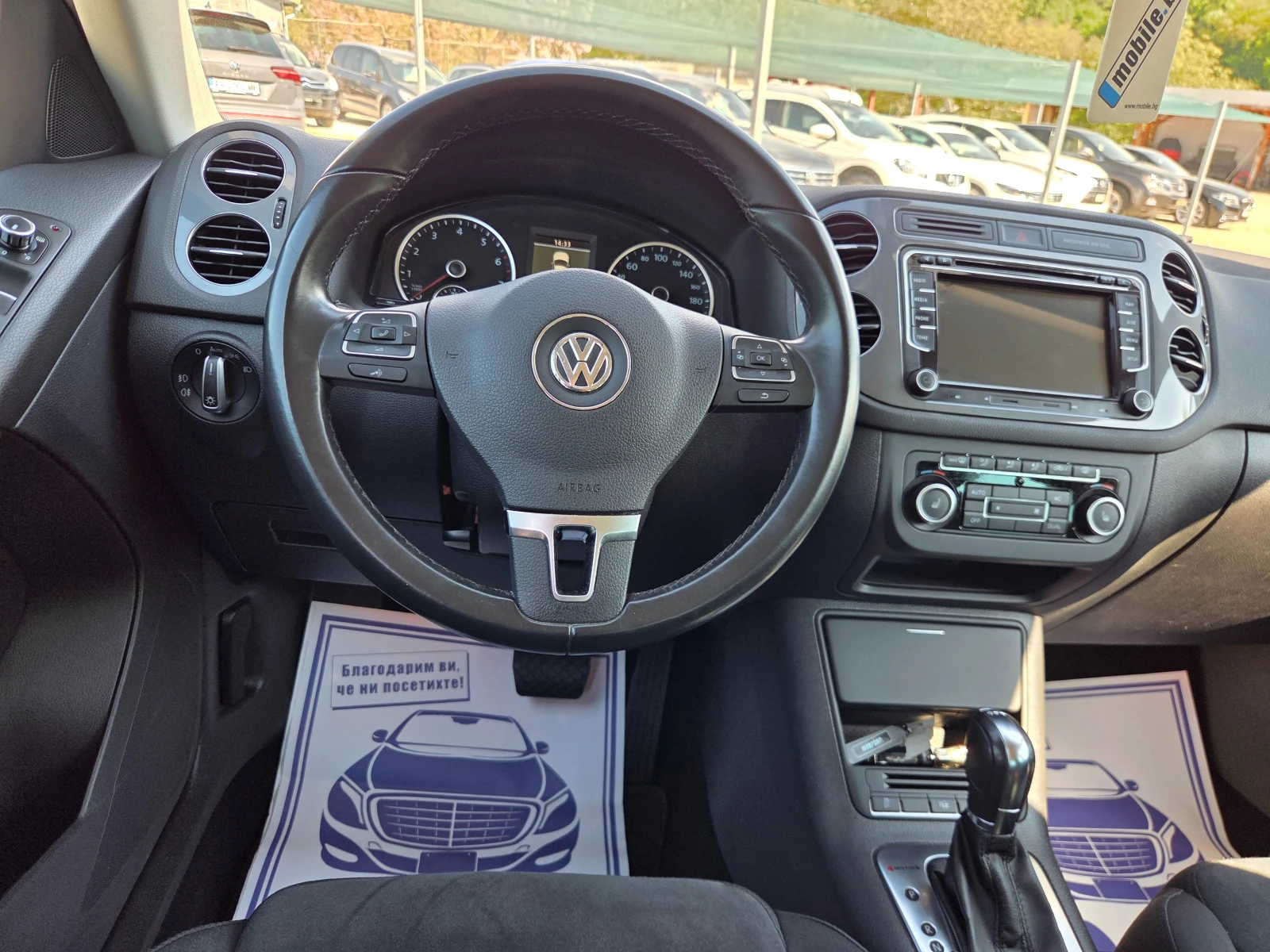 VW Tiguan 2.0 TSI 180k.cHighline 4Motio  Facelift ШВЕЙЦАРИЯ , снимка 9 - Автомобили и джипове - 54354384