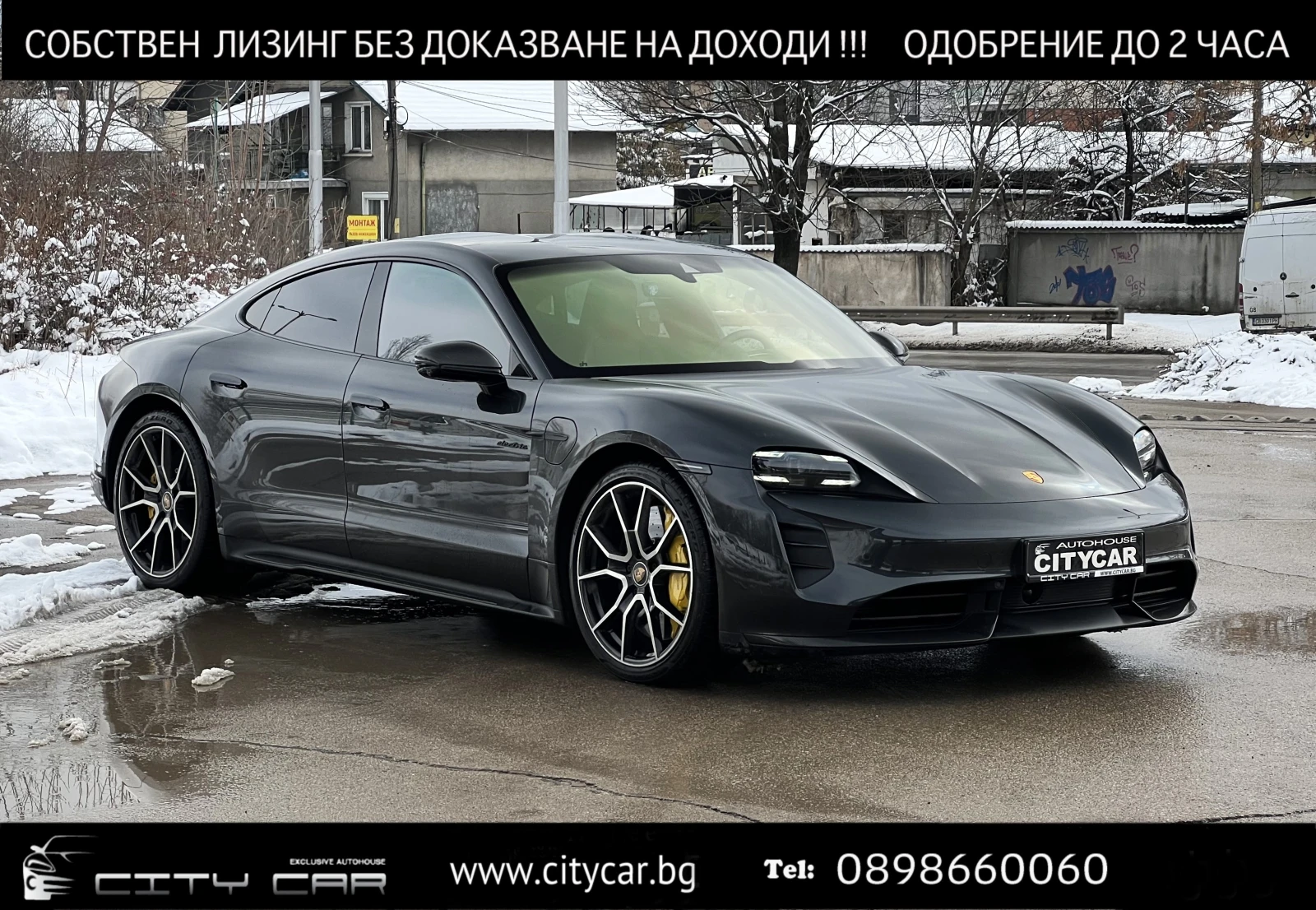Porsche Taycan TURBO S/CERAMIC/CARBON DESIGN/SPORT CH/BOSE/MATRIX | Mobile.bg � ����������� 1