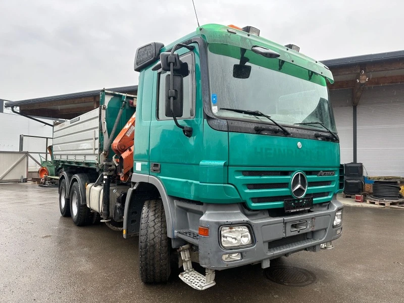 Mercedes-Benz Actros 6х4, Самосвал с Кран, , , снимка 3 - Камиони - 44847004