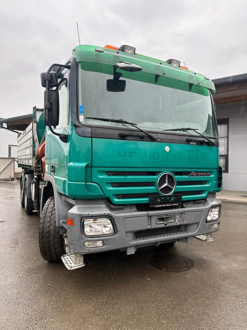 Mercedes-Benz Actros 6х4, Самосвал с Кран, , , снимка 12 - Камиони - 44847004