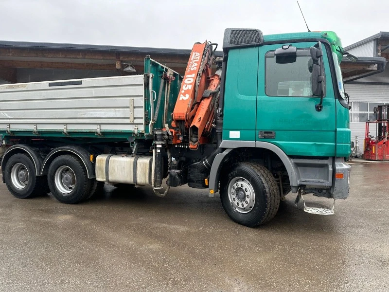 Mercedes-Benz Actros 6х4, Самосвал с Кран, , , снимка 2 - Камиони - 44847004