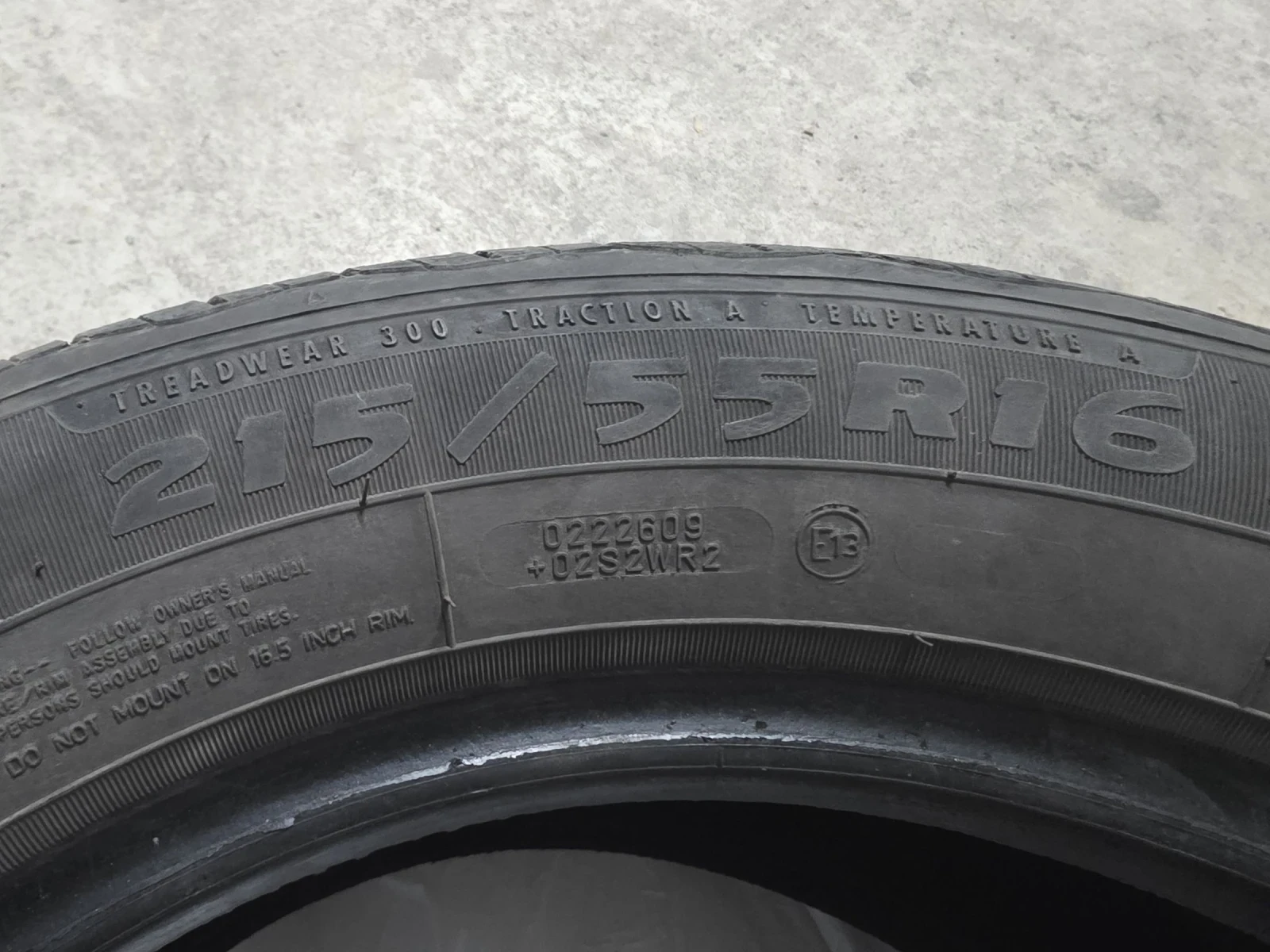 Гуми Летни 215/55R16, снимка 4 - Гуми и джанти - 54455306