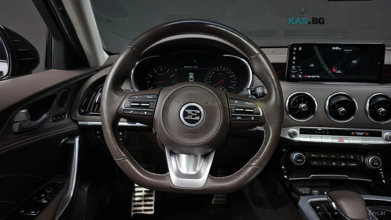 Kia Stinger 2.5 AWD MASTERS* HUD* КОЖА* ОБДУХВ* НАВИ* ПАНО, снимка 11 - Автомобили и джипове - 55727119