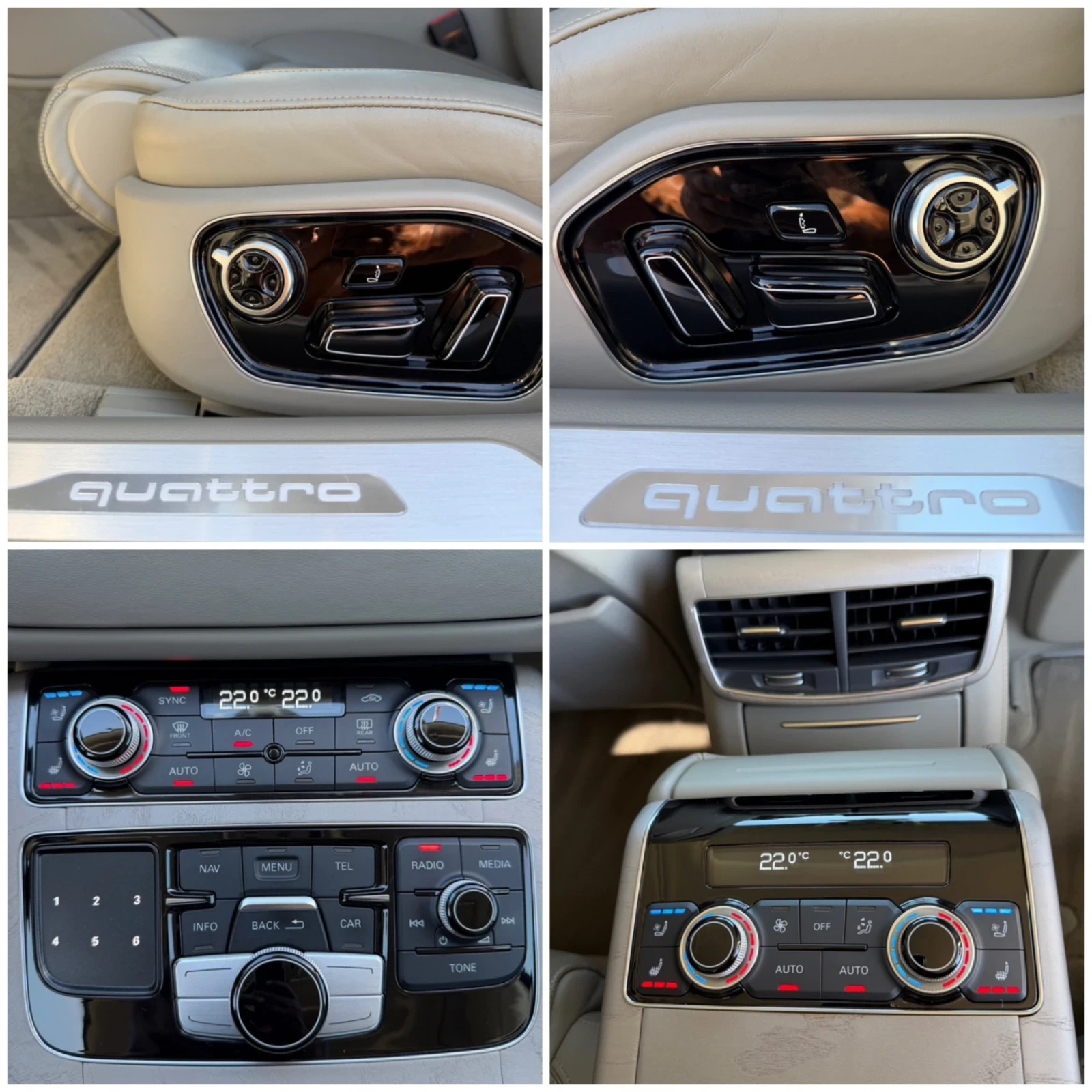 Audi A8 4.0 TFSI /Design Selection/4xMasage/Vacum/Pano/, снимка 14 - Автомобили и джипове - 56012744