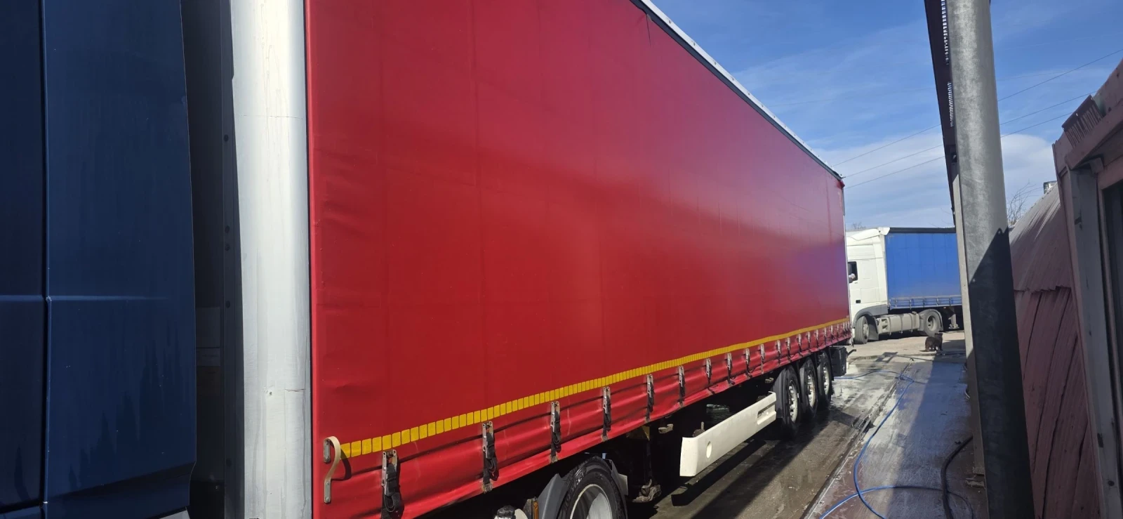 Полуремарке Wielton Мега, Разширяеми колони повдигащ се таван до 3.15h, снимка 2 - Ремаркета - 53776429