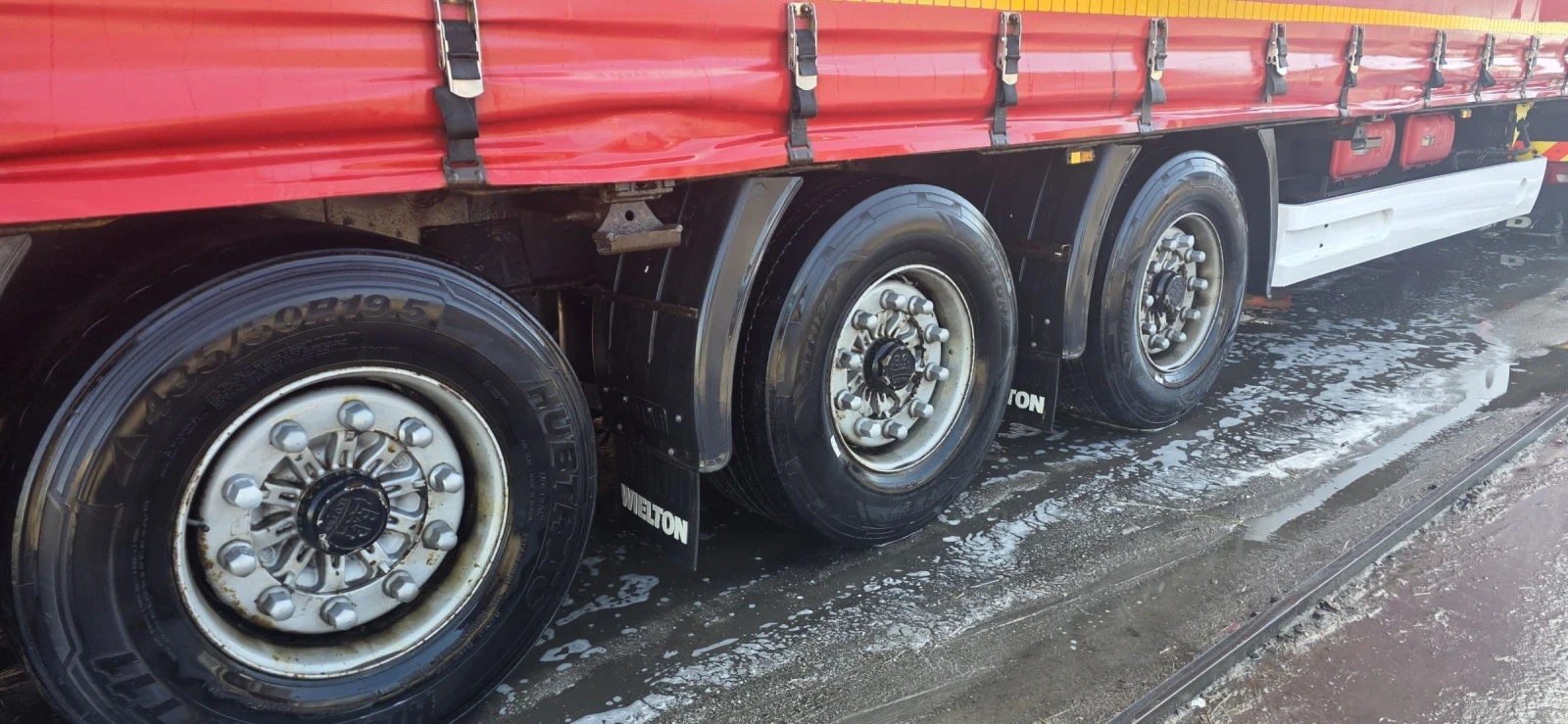 Полуремарке Wielton Мега, Разширяеми колони повдигащ се таван до 3.15h, снимка 8 - Ремаркета - 53776429