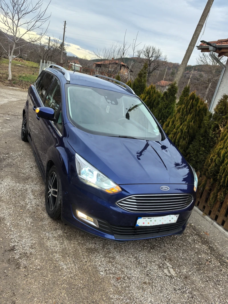 Ford Grand C-Max 2.0d. ПЕРФЕКТЕН 149 хил. РЕАЛНИ FULL 7 места., снимка 1 - Автомобили и джипове - 48310321