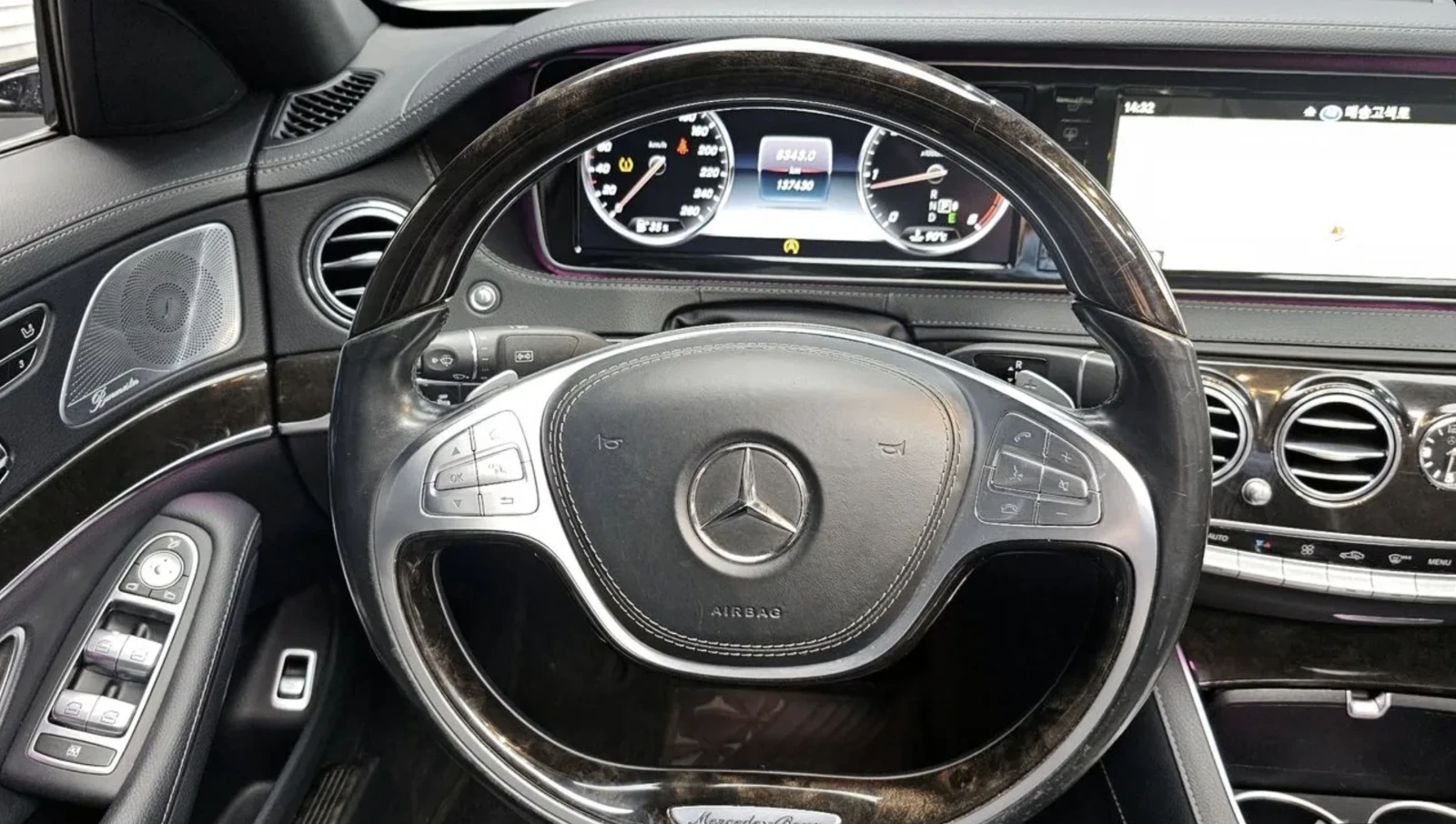 Mercedes-Benz S 350 L / MAYBACH ПАКЕТ / 360 КАМЕРИ / BURMESTER / ТV, снимка 9 - Автомобили и джипове - 55098296