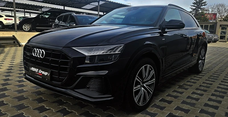 Audi Q8 50TDI/S-LINE/4D CAMERA/ПОДГРЕВ/AIRMATIC/AMBIENT/LI, снимка 1 - Автомобили и джипове - 46679635