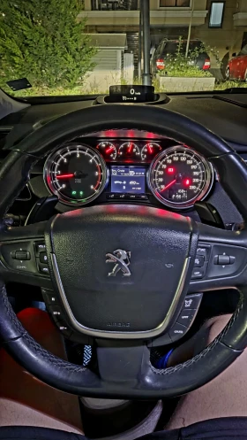Peugeot 508 2.2 HDI GT, KEYLESS GO, HEAD UP, 204 к.с, снимка 9