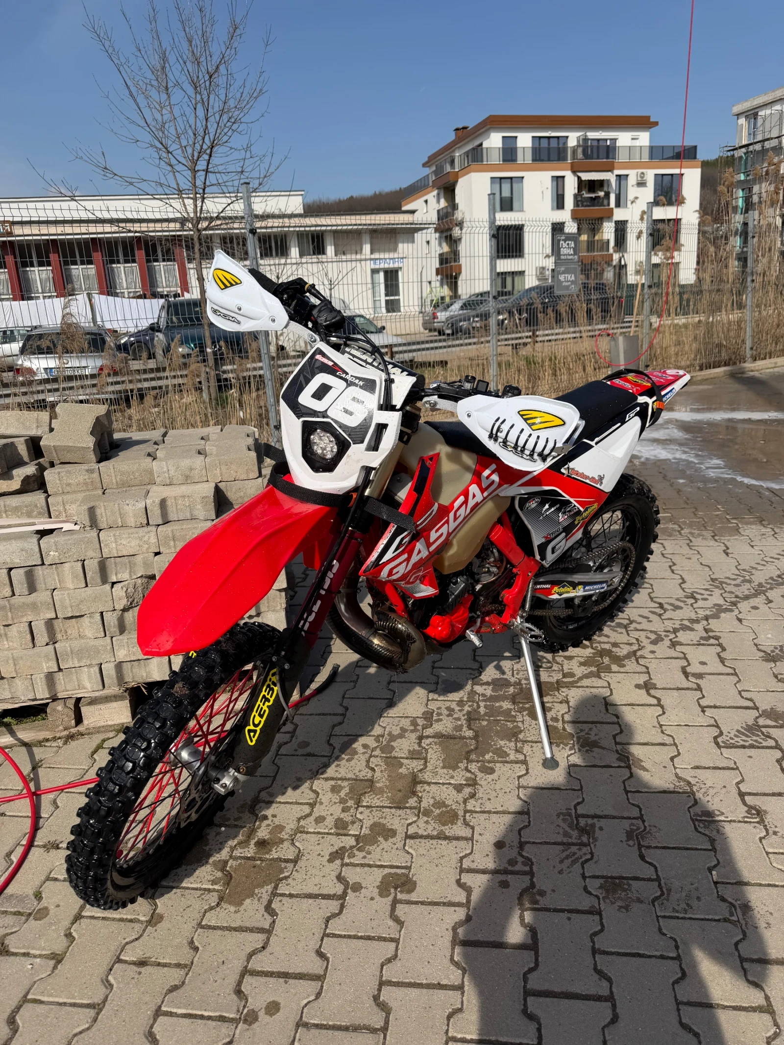 GASGAS EC Лед Фар, Стартер, Манивела, Перка с копче, снимка 4 - Мотоциклети и мототехника - 53973269