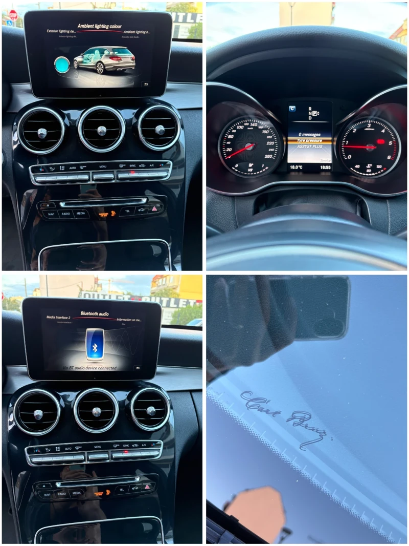 Mercedes-Benz C 220 FULL LED/AMG Package/Automatic , снимка 17 - Автомобили и джипове - 52555630