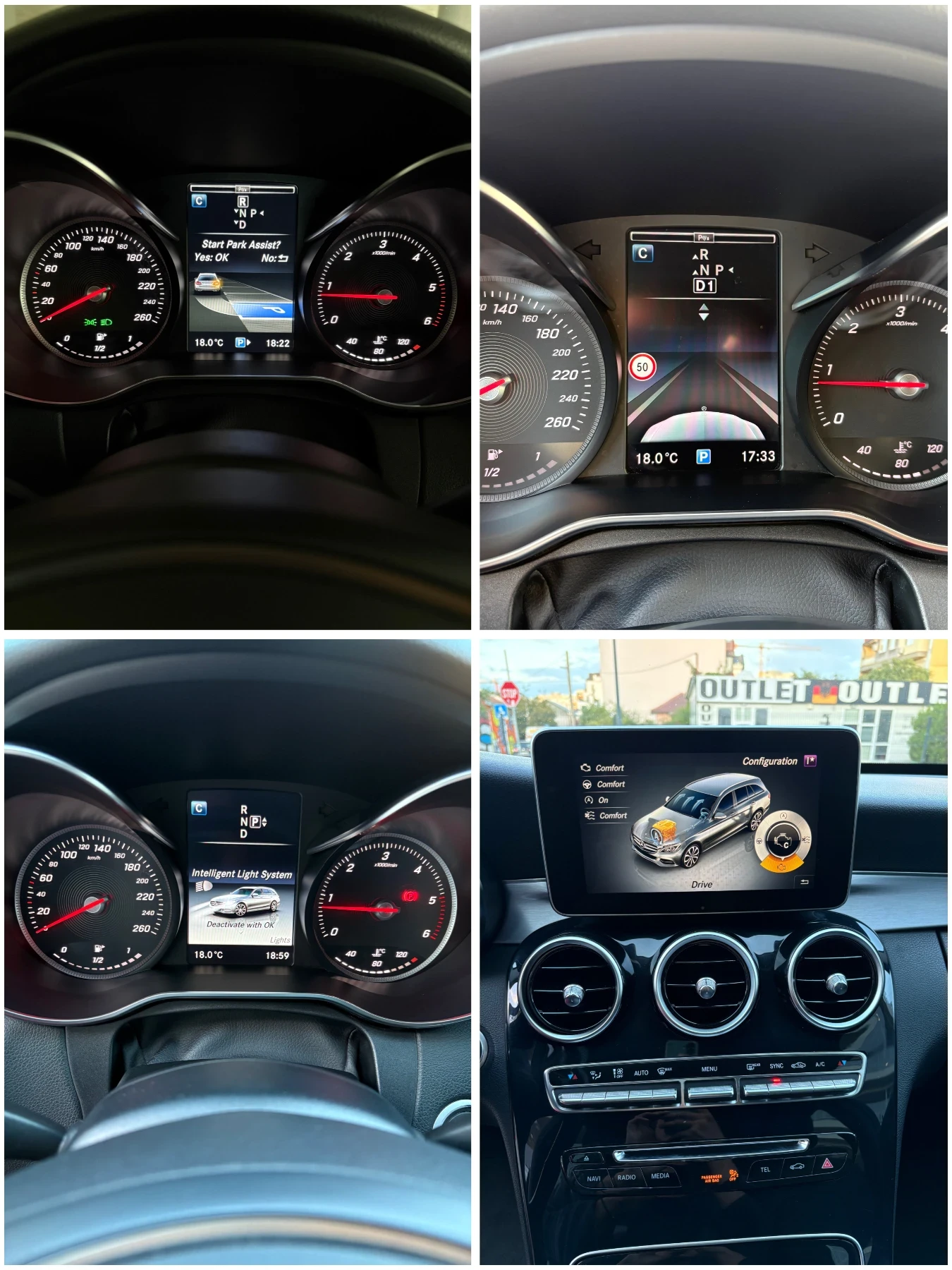 Mercedes-Benz C 220 FULL LED/AMG Package/Automatic  | Mobile.bg   16