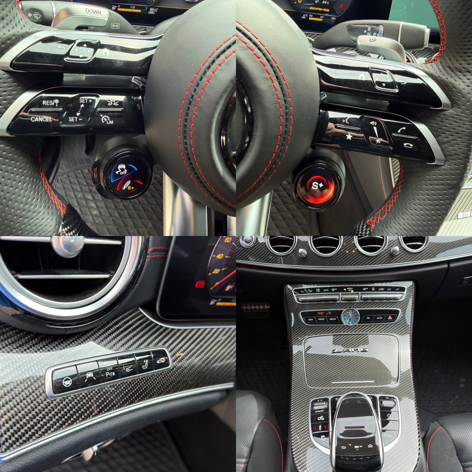 Mercedes-Benz E 53 AMG 4MATIC-CARBON-HEAD UP-NAVI-PANO-DIGITAL-BURMESTER*, снимка 15 - Автомобили и джипове - 54191048