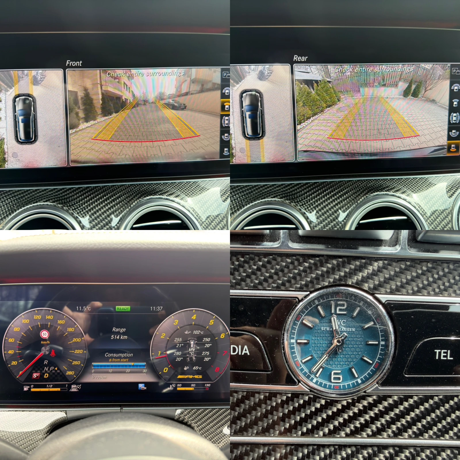 Mercedes-Benz E 53 AMG 4MATIC-CARBON-HEAD UP-NAVI-PANO-DIGITAL-BURMESTER*, снимка 14 - Автомобили и джипове - 54191048