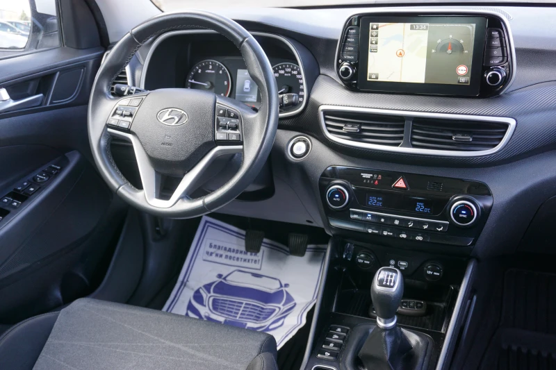 Hyundai Tucson 1.6 MHEV/4X4/Навигация/Камера/100хкм, снимка 13 - Автомобили и джипове - 52807170