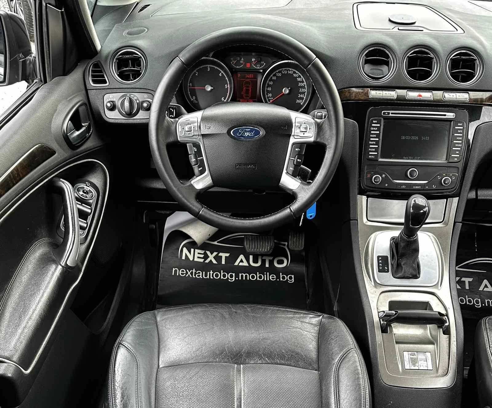 Ford Galaxy 2.0D 131HP 6+ 1 КОЖА AUTOMAT, снимка 11 - Автомобили и джипове - 53894326