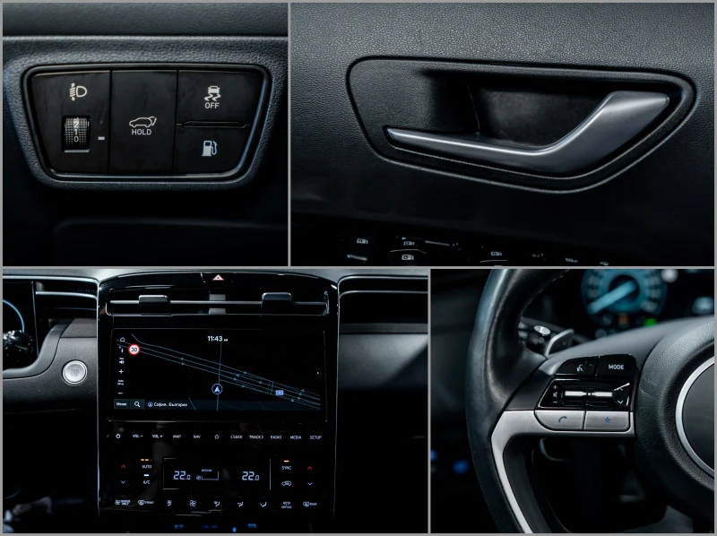 Hyundai Tucson * ПРОМО ЦЕНА* 1.6 T-GDI* PRIME* AWD, снимка 12 - Автомобили и джипове - 52415270