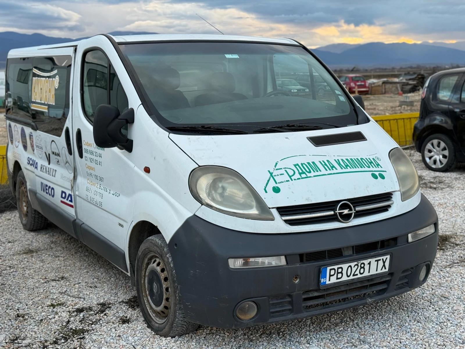 Opel Vivaro 1.9D* 2008г* ТОВАРЕН* Външни Забележки*  - изображение 3