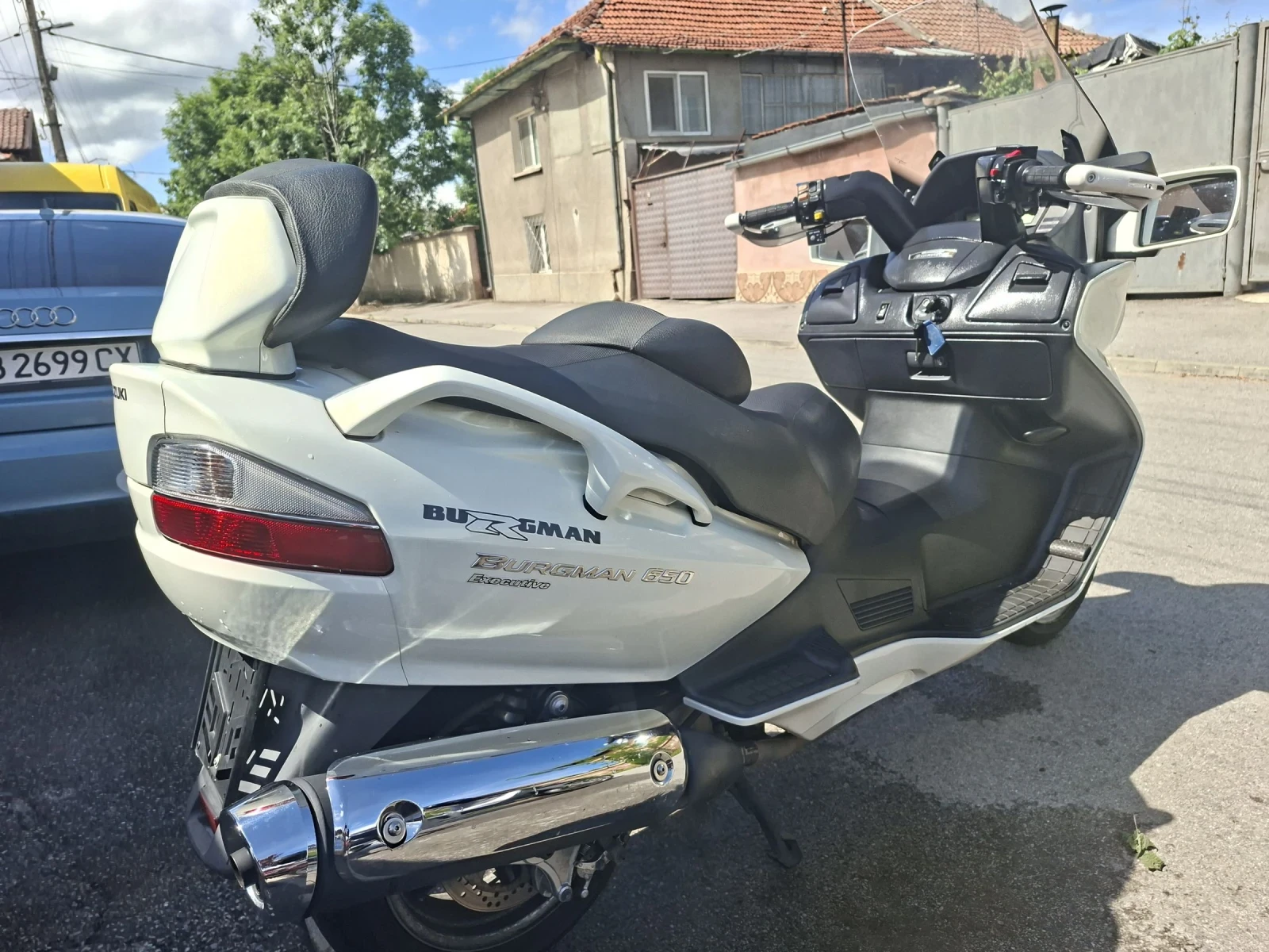 Suzuki Burgman 650ie ABS подгрев на ръкохватките и седалката, снимка 10 - Мотоциклети и мототехника - 54780377