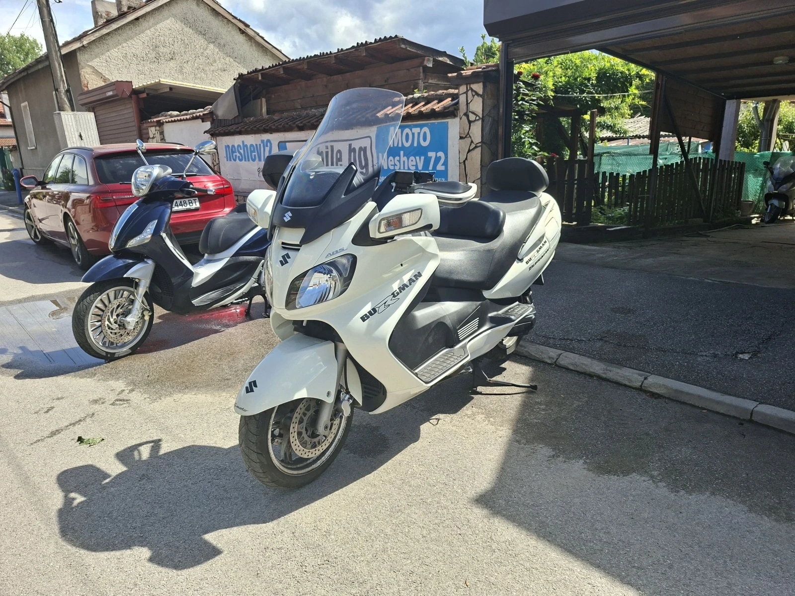 Suzuki Burgman 650ie ABS подгрев на ръкохватките и седалката