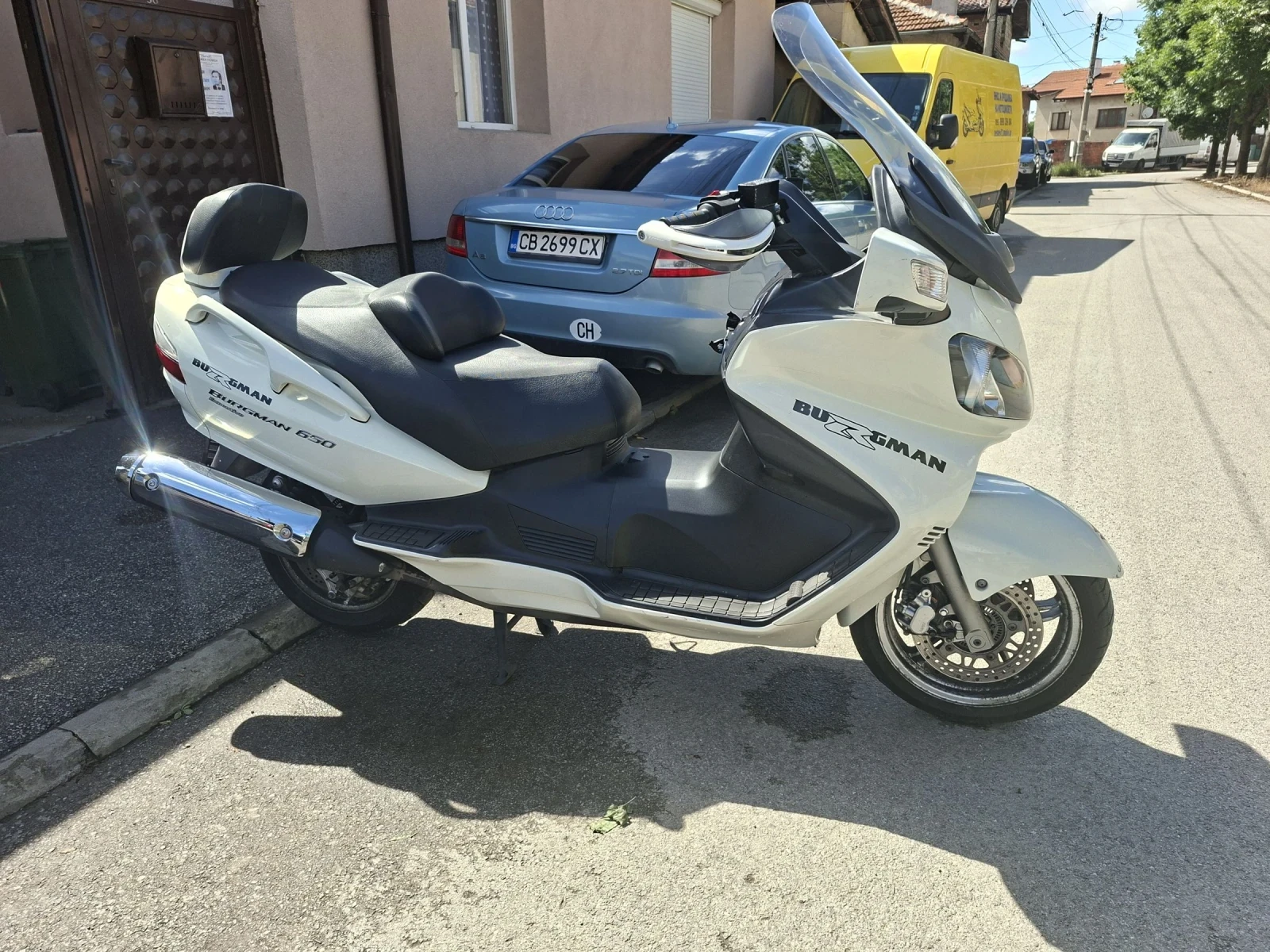 Suzuki Burgman 650ie ABS подгрев на ръкохватките и седалката, снимка 3 - Мотоциклети и мототехника - 54780377
