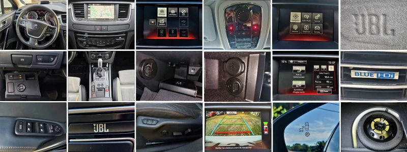 Peugeot 508 2.0 RXH BLUE HDI 180 kc.JBL  FELINE, снимка 11 - Автомобили и джипове - 52056447