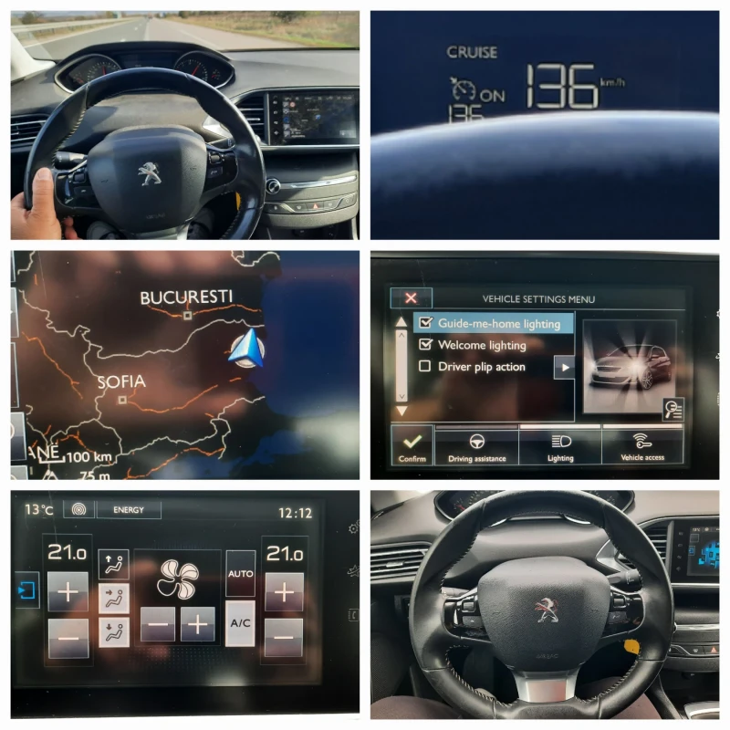 Peugeot 308 2014та ХЕЧБЕК НОВА, снимка 14 - Автомобили и джипове - 52310937