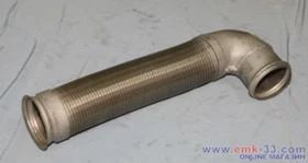 ТРЪБА АУСПУХ СРЕДНА DAF F 75 (92-) - HOBI L590/L210/H140 EM Koмплект 33 0884333261, снимка 1