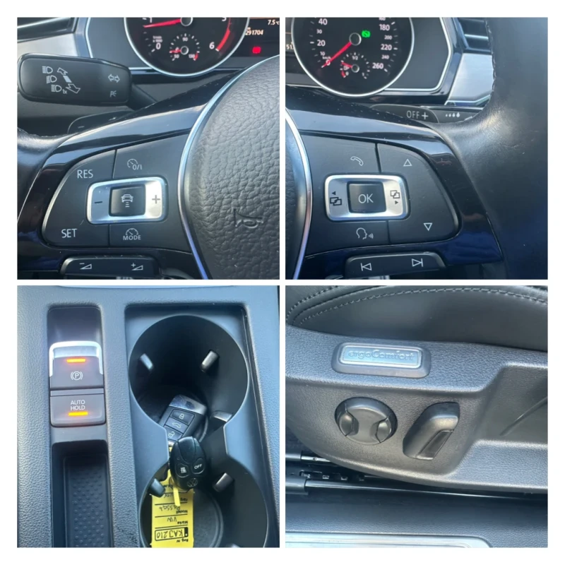 VW Passat 2.0TDI* 190к.с* 4x4* LED* REALNI KM* , снимка 12 - Автомобили и джипове - 52562436