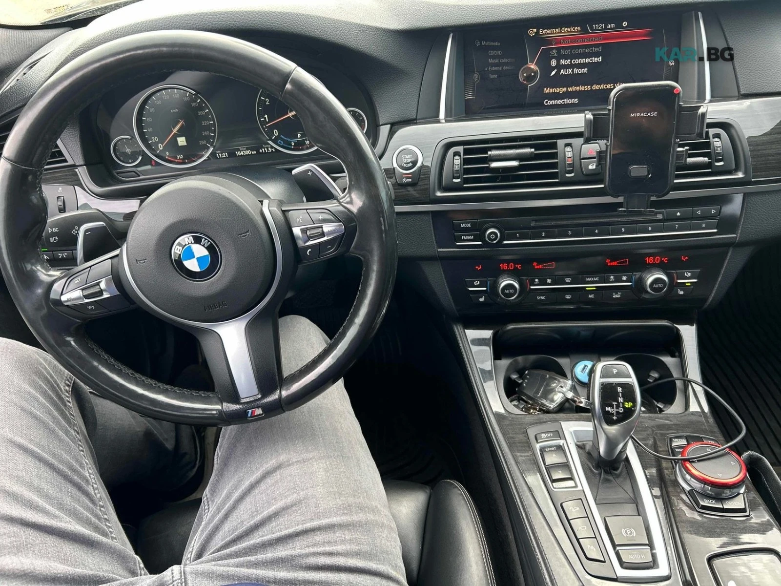 BMW 535 i * M-Package * HeadUp *  AвтоКредит * ЦЕНА ДО БГ, снимка 7 - Автомобили и джипове - 54632262