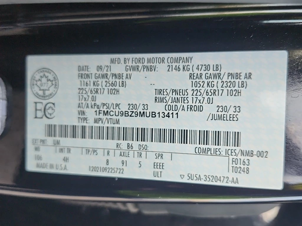 Ford Escape * SE HYBRID * CARFAX * БЕЗ ПЪРВОНАЧАЛНА ВНОСКА - изображение 7